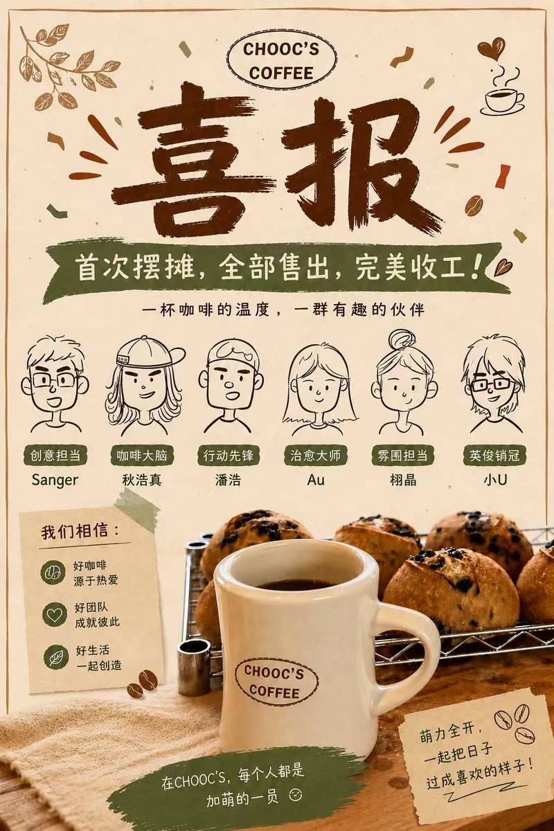 出摊现场